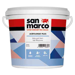 ACRYLOMAT PLUS BIANKO SAN MARCO - FARBA AKRYLOWA KOLORY JASNE
